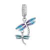 Copper Dragonfly Pendant Bracelet Charms Fit Bangle For Women Jewelry Party Fine Gift Diy Accessories