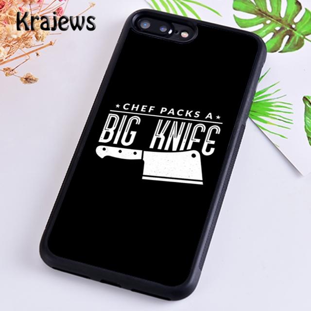 Krajews Cooking Is My Therapy Phone Case Cover For iPhone 17 Air 16 15 14 plus 11 12 13 pro max coque Shell Fundas