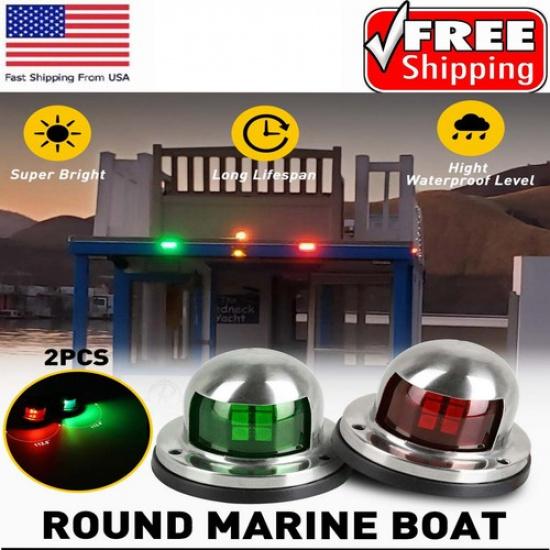 Boat Navigation Lights LED Marine Navigation Light Red Green and Boat Bow Light
