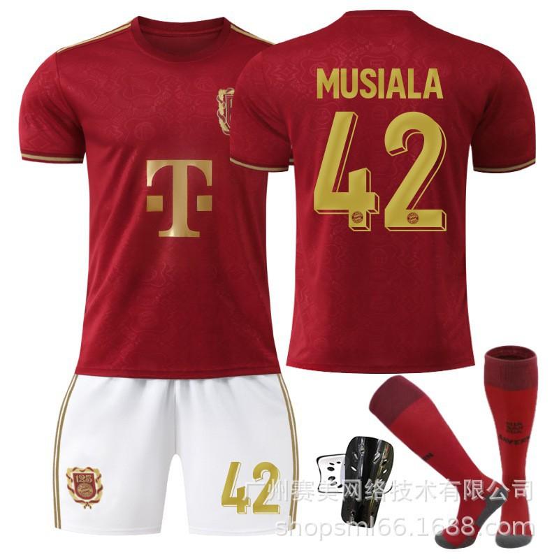 25 Bayern's 125th Anniversary Edition Football Jersey Set 9 Kane Muller 6 Kimish Cross-Border Shirts