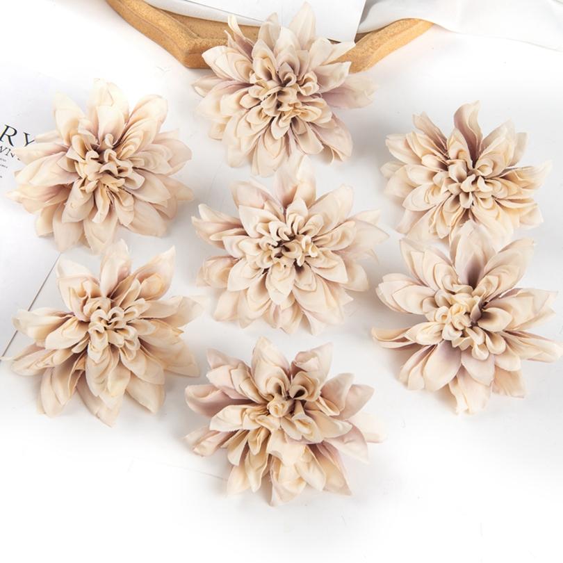 30/50pcs Artificial Flowers Silk Gerbera Home Festival Party Outdoor Garden Decor Scrapbook Diy Candy Box Wedding Bouquet Cheap