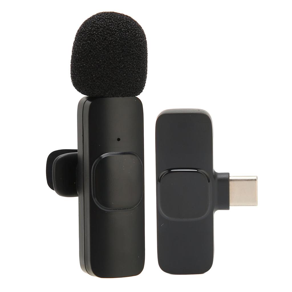 Wireless Lavalier Microphone Supports One Tows One Plug and Play Noise Cancellation Mini Lapel Mic