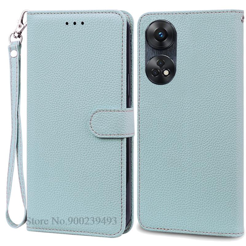 For OPPO Reno8 T Case Reno8T Soft Silicone Wallet Flip Case For OPPO Reno8 T 4G Case Reno 8T 5G Leather Cover Fundas Coque