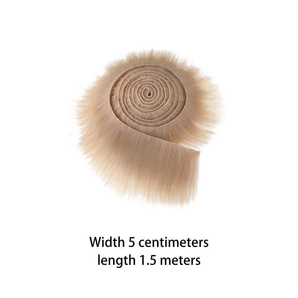 Faux Fur Fabric Costume Toy Artificial Fabric Patches for Gnomes Beard Hair