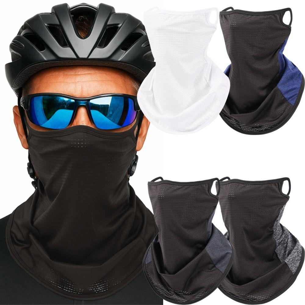 Ear-hanging Outdoor Cycling Neck Cover Breathable Triangle Scarf Riding Face Mask  Men Women