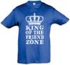 King Of The Friend Zone Kids Boys T-Shirt End Zone Pays Off Fun Single Forever