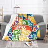 Coperte Divertenti per Gioco del Bingo Stampa in Pile Traspiranti Leggere Coperte da Lancio per Letto Copriletto da Esterno