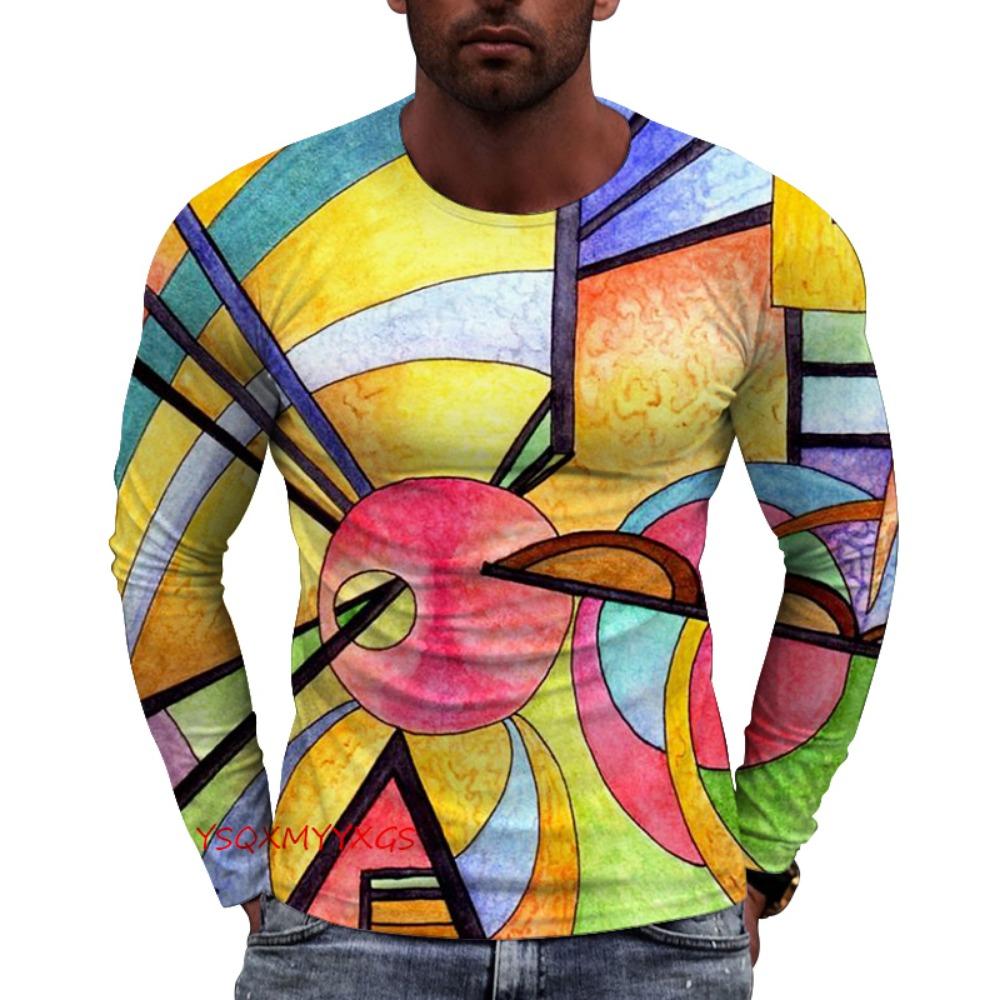 Text Paris France Solid Casual Long Sleeve T-shirt For Men Clothing Sport Fitness Breathable Loose T Shirts Print Gradient Tee