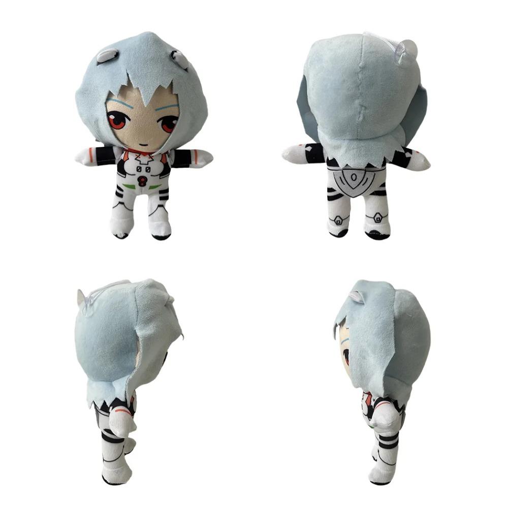 20cm Plyšová hračka Evangelion Ayanami Rei EVA Japonské anime Kreslená postavička Panenka Výplň Klasická Roztomilá Kawaii Dárky Pro Děti Hračky