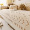 Winter Thick Chenille Plush Sofa Cushion High-End Non-Slip Couch Cover For Living Room Skin-Friendly Pet Friendly Armrest Towel