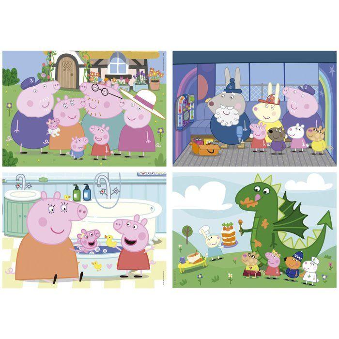 Puzzle Multi 4 Junior - EDUCA - Peppa Pig - 20+40+60+80 Pièces