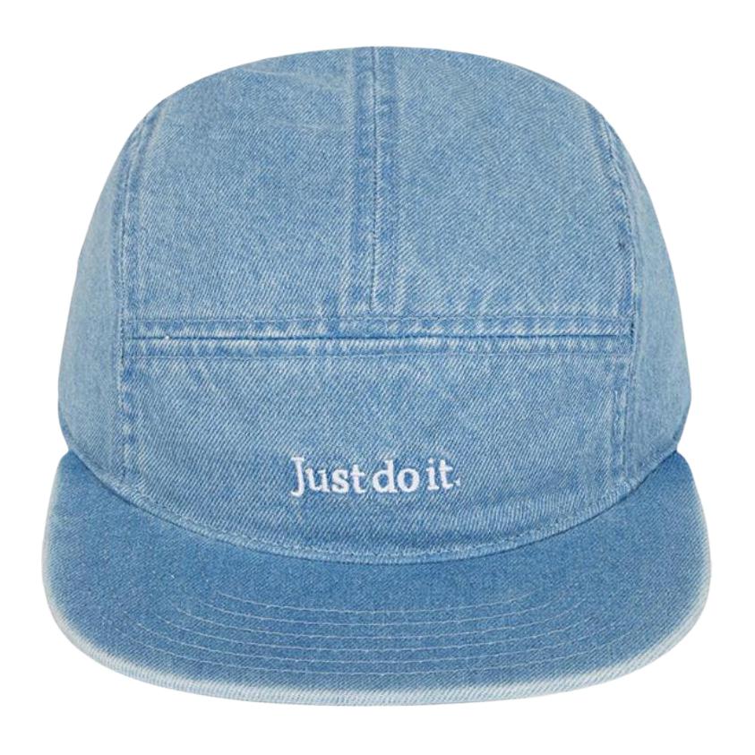 Nike Logo Design Cotton Polyester Baseball Cap Unisex Hats Blue IB2345-429