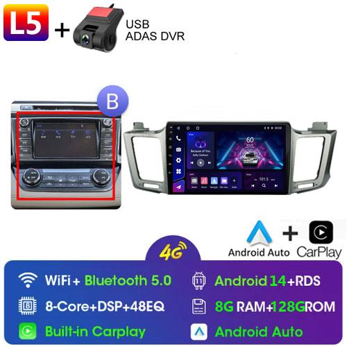 For Toyota RAV4 Rav 4 XA40 2012 - 2018 Android Car Radio Multimidia Video Player Navigation GPS Carplay Touch Screen Auto Stereo