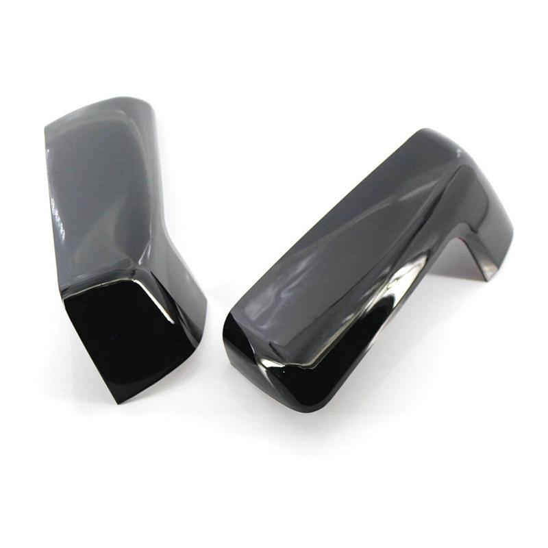 For Chevy Chevrolet Silverado 1500 & GMC Sierra 1500 Car Rearview Side Mirrors Cover Sticker Trim Decor ABS Black