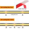 IP68 Waterproof COB Strip 3000K 4000K 6000K Flexible Ribbon Light DC 12V 24V For Outdoor Garden Swimming Pool Decor