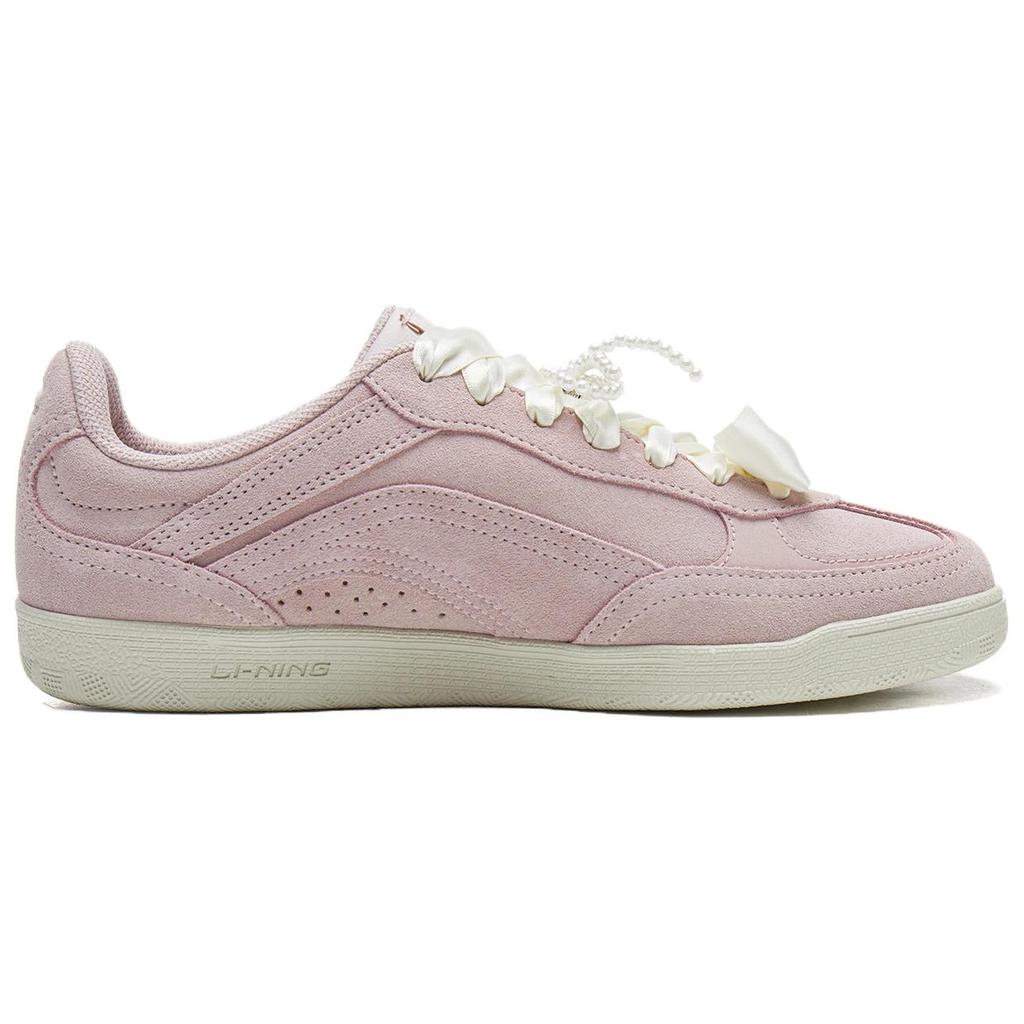 Li Ning Film Heartwave Cushioning Slip Resistant Abrasion Resistant Breathable Height Increasing Low top Casual Shoes AGCW122-1