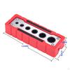 Dowel Jig for Woodworking of Wooden Post Holes Size 12 X 4.2 2.3 Cm Durable Accessory Resistant to