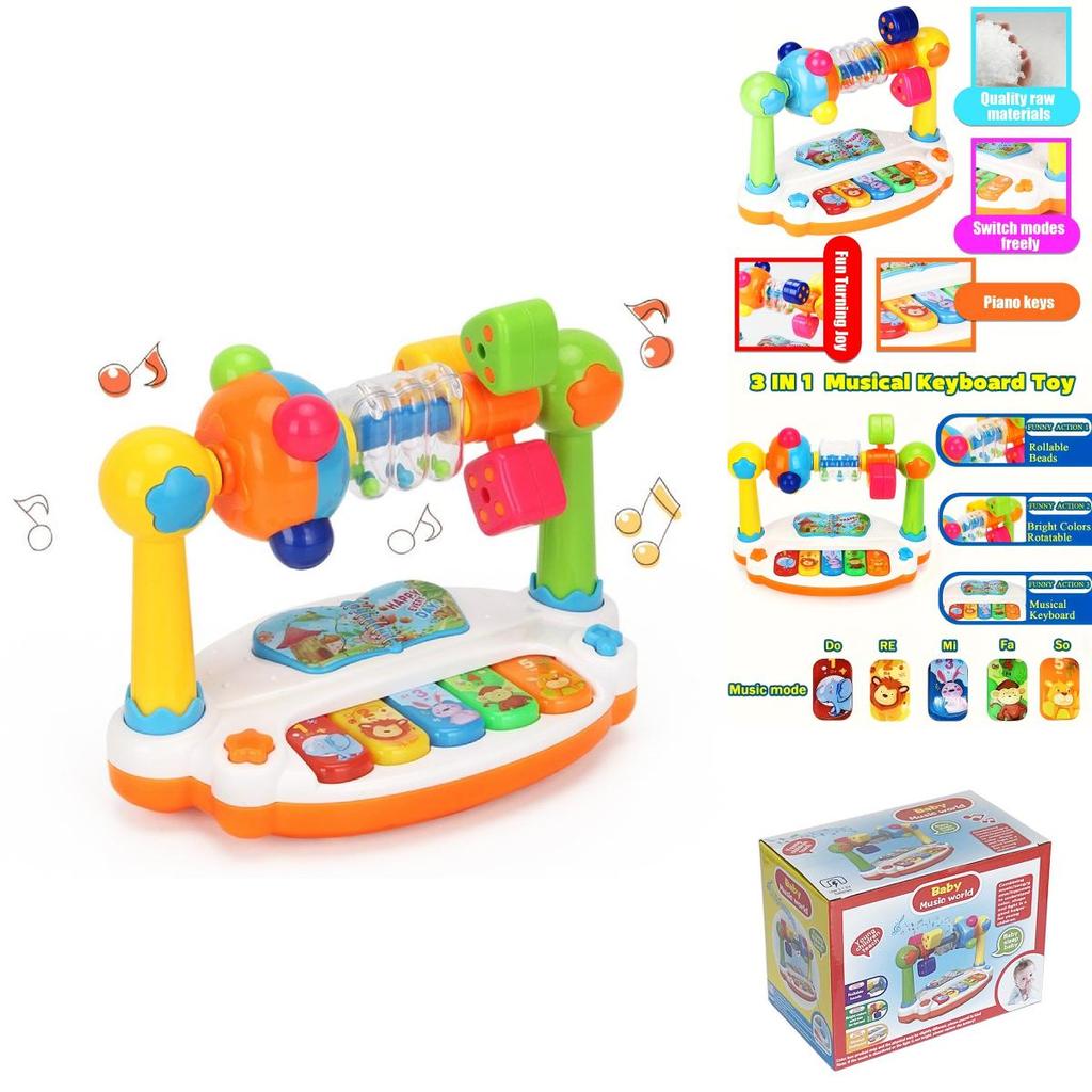 Baby Music Kingdom Electronic Piano Toy With Lights For Early Learning And Development