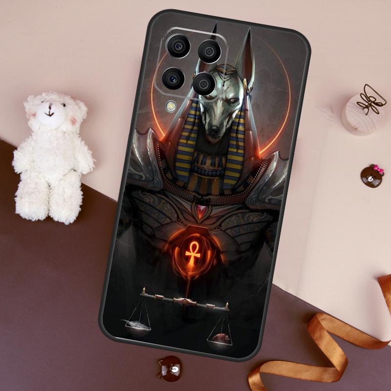 Anubis Ankh Pharaoh Case For Samsung Galaxy M13 M54 M34 M14 M56 M36 M16 M31 M11 M53 M12 M32 M52 M35 M55 M15 M06