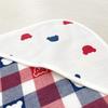 Swaddling Afghan, Tricolor Gauze, Made in Japan