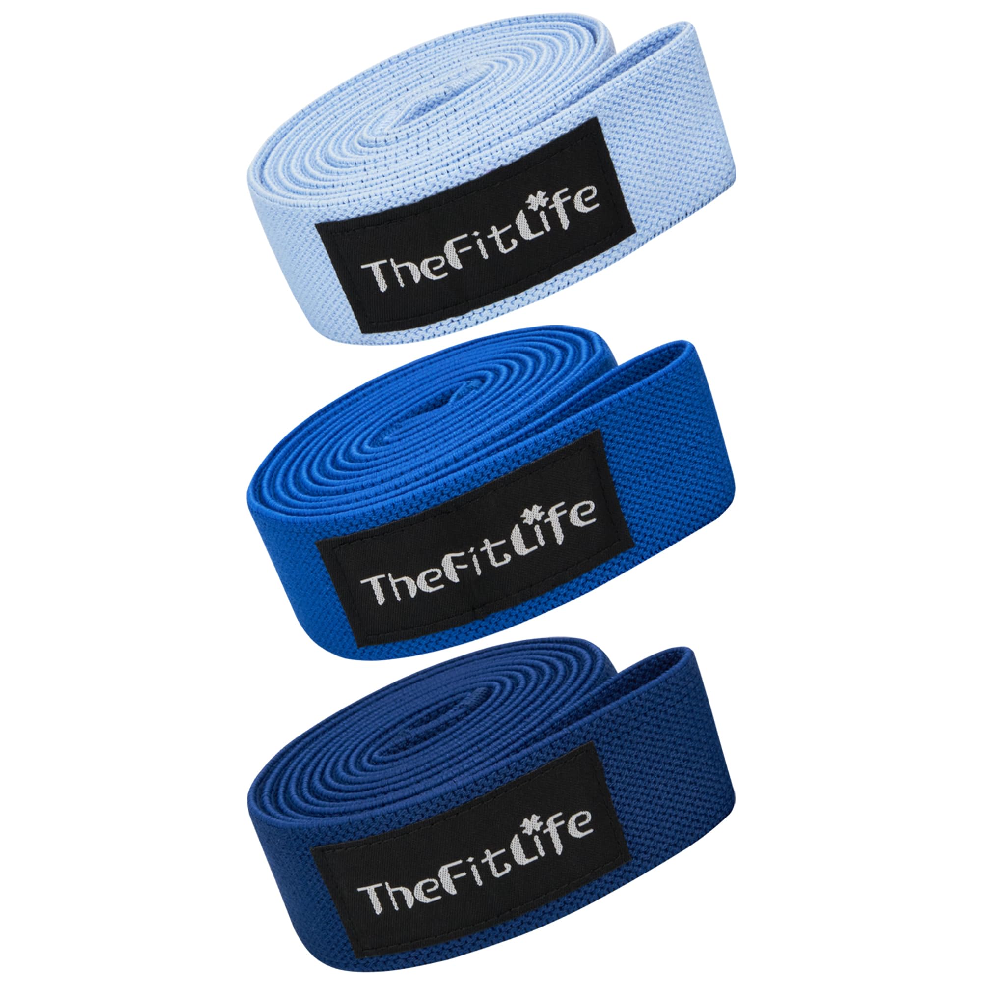 

TheFitLife Training Tubes, Muscle Training Tubes, Rubber Tubes, Resistance Bands, Stretch Bands, Fitness Bands (Baby Blue/Blue/Navy Blue)