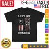 Gun American Flag Patriots Let's Go Brandon 2nd Amendment T Shirt Men Women New