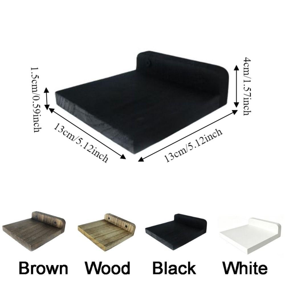 4 Stück Holz Wandmontierte Regale Einfache Pflanzen Blumentopf Tabletts Langlebige Blumenständer für die Küche