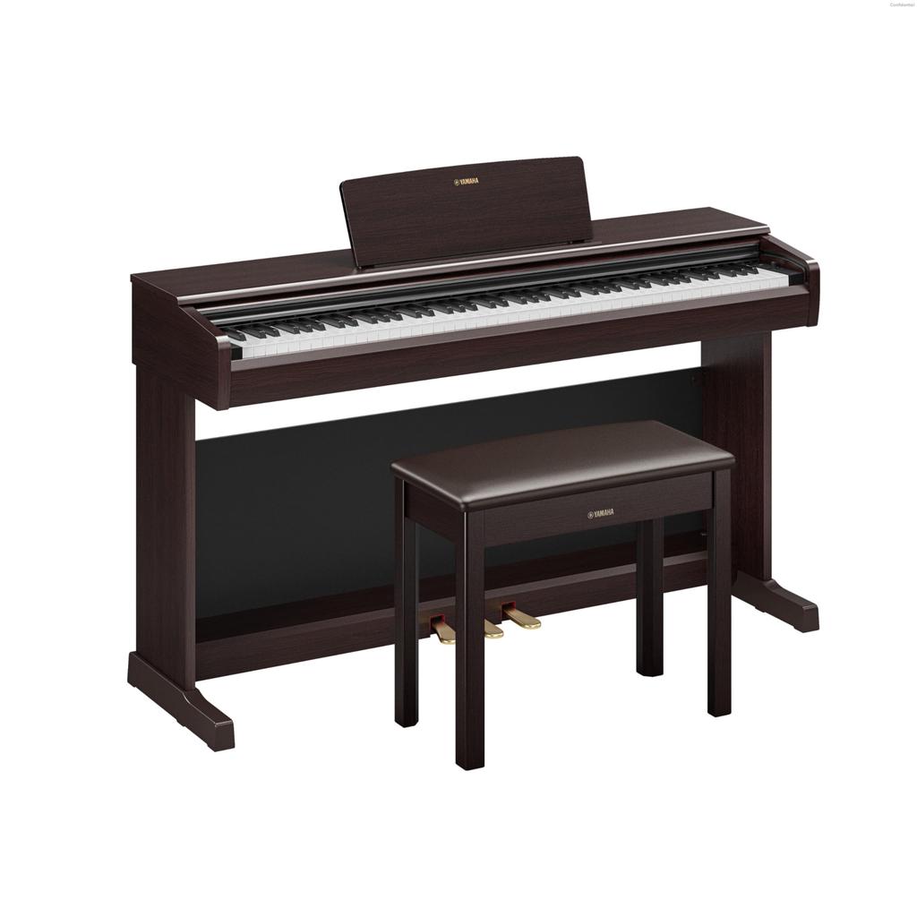 Yamaha ARIUS Digital 88 with Fixed Bench and New Dark Rosewood YDP-146 Piano, Keys, Headphones, Finish.