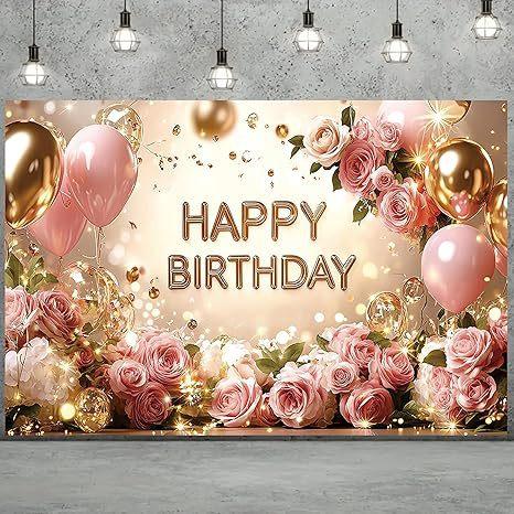 Birthday Party Background Event Decorative Banner Background Indoor and Outdoor Photography Photography Background