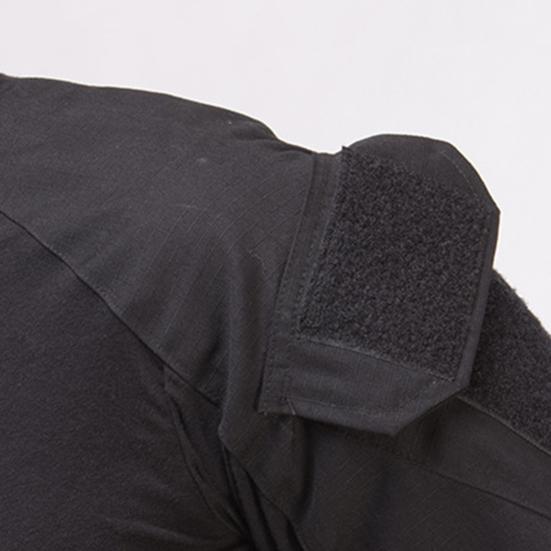 Men Combat T-shirt Camouflage Stand Collar Slim Long Sleeve Autumn Shirt