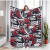 Marvel Spider-Man Print Flannel Blanket,Soft and Skin-Friendly, Used With Sofas, Beds, Travel, And Camping, Best gift Choices