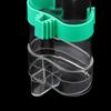 Bird Feeder Drinker, Clear Plastic &Water Dispenser, Fits Most Cage, Automatic Feeding for Parrot