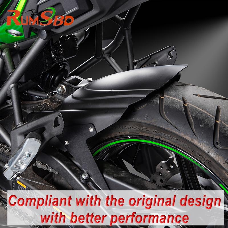 Rear Fender Mudguard for Kawasaki Versys 650 2015-2026 2025 2024 2023 2022 Carbon Fiber Grain Wheel Cover Tire Splash Mud Guard