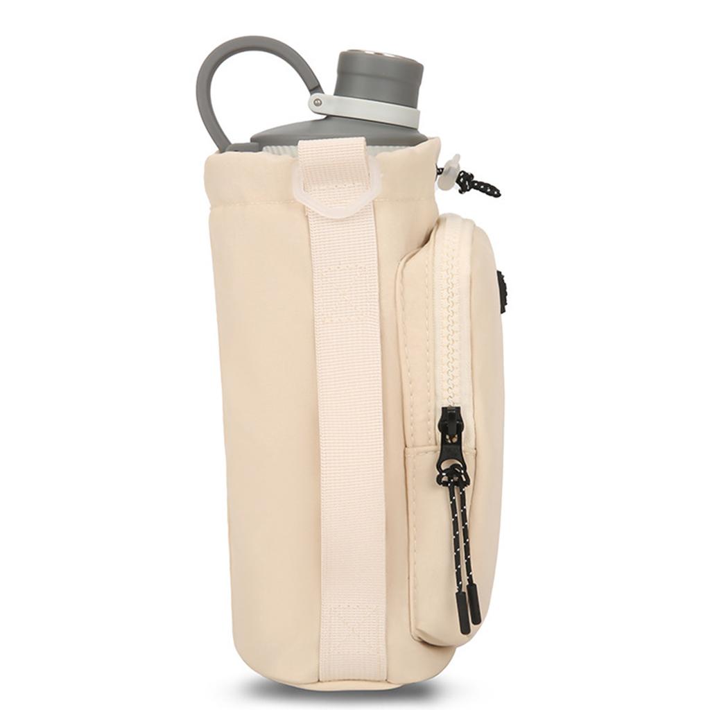 Portable Crossbody Bag For Phone and Water Bottle Outdoor Hiking Cycling Gym Commute Adjustable Drawstring Pouch