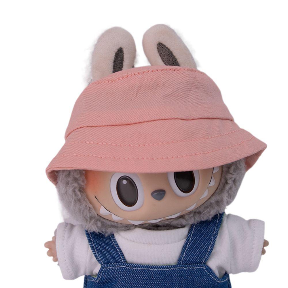 

Doll s Clothes Labubu Doll Fisherman Hat Plush Dolls Clothes Cotton Doll Accessories синій