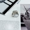 Silver Ring Without Stones, Product Weight 11.63 G (2175322)