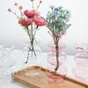 Creative Glass Vase Premium Ball Shaped Bubble Vase Living Room Decoration Rose Lily Glass Vase Home Desktop Flower Bottle Decor