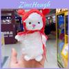 Short Plush Sheep Pendant With Keyring And Bell For Accessories