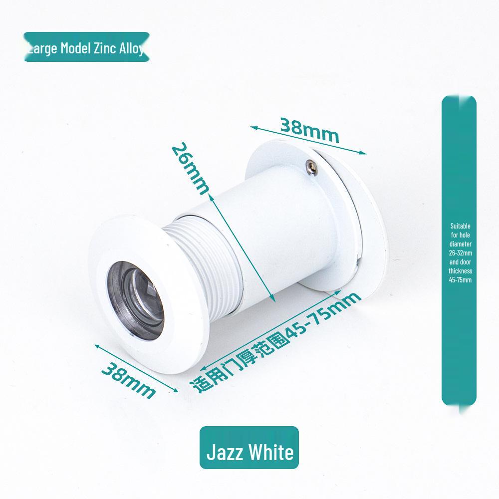 Zinc Alloy Adjustable Peephole Viewer - Anti-pry HD Cat Eye for Apartment Doors