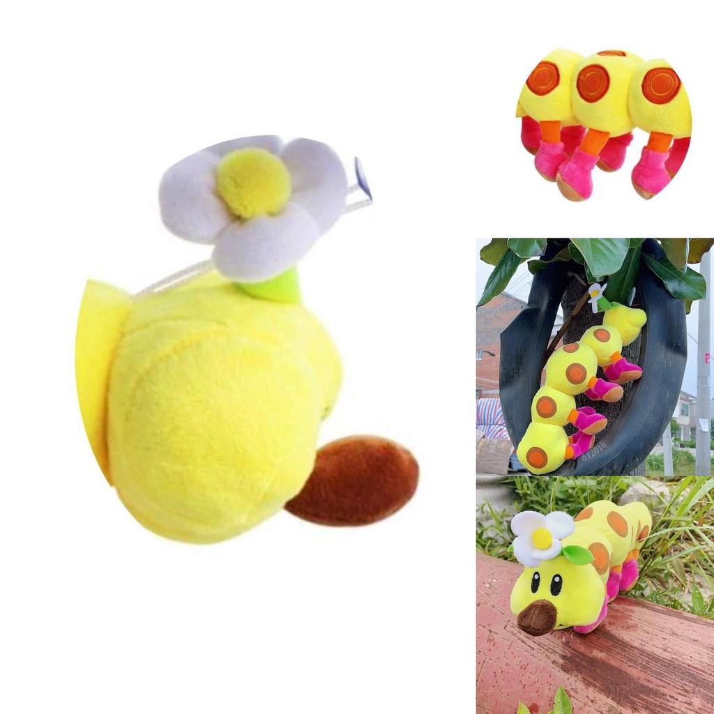 Aa Super Mario Caterpillar Plush Toy Animal Doll, Soft And Comfortable, Great Gift And Decoration, 28-30cm Height