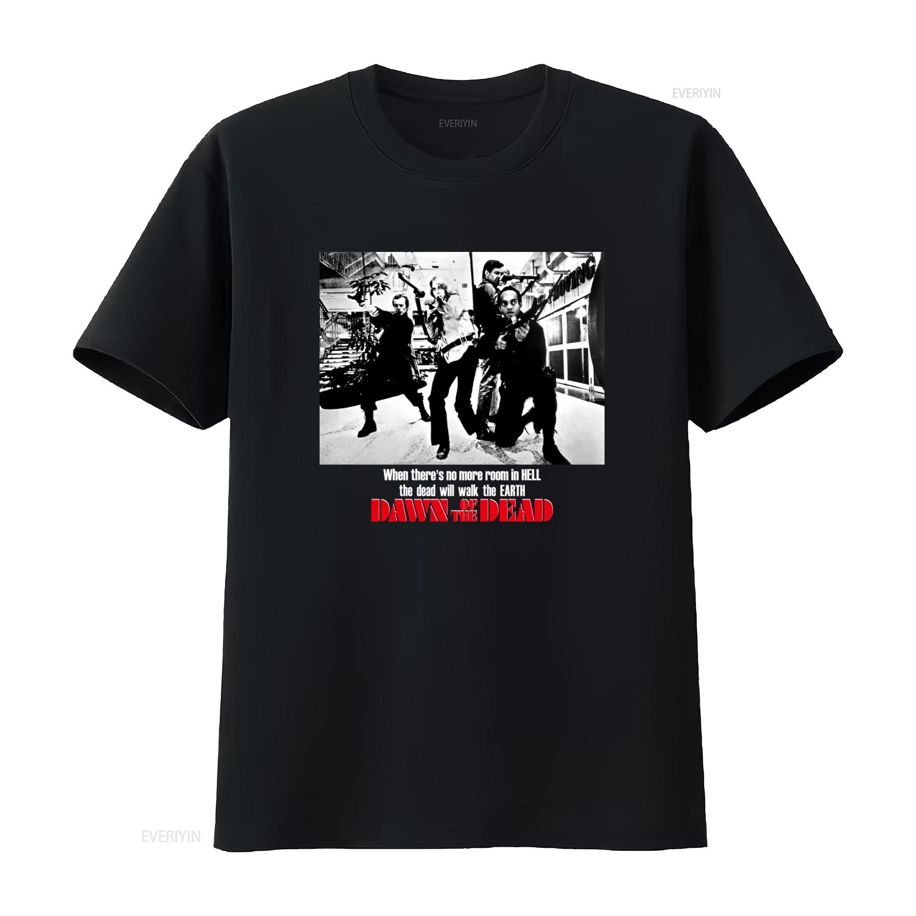 

Dawn Of The Dead T Shirt Horror 80s Cult Classic Night Living Return Deadalive Day Evil vintage Washed streetwear 4XL