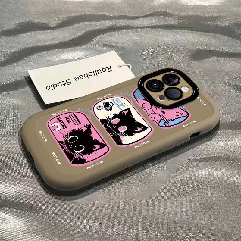 Gong Ge Cat for Apple 16 Phone Case 13 Protective Case for IPhone 15 Fun 14 Cartoon 12 Soft