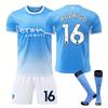 26-27 Manchester Home Football Jersey for Kids and Adults RODRIGO #16