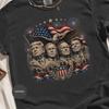 Patriotic American Presidents Tee, Mount Rushmore Shirt with Eagle and Flag