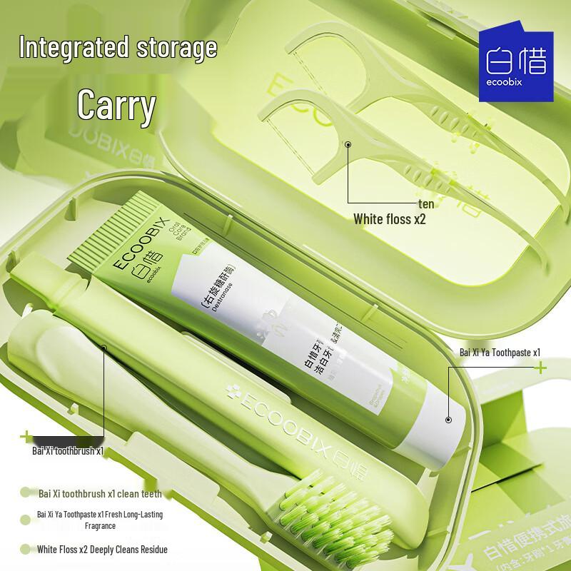 Baxi Green Grape Oral Care Travel Kit