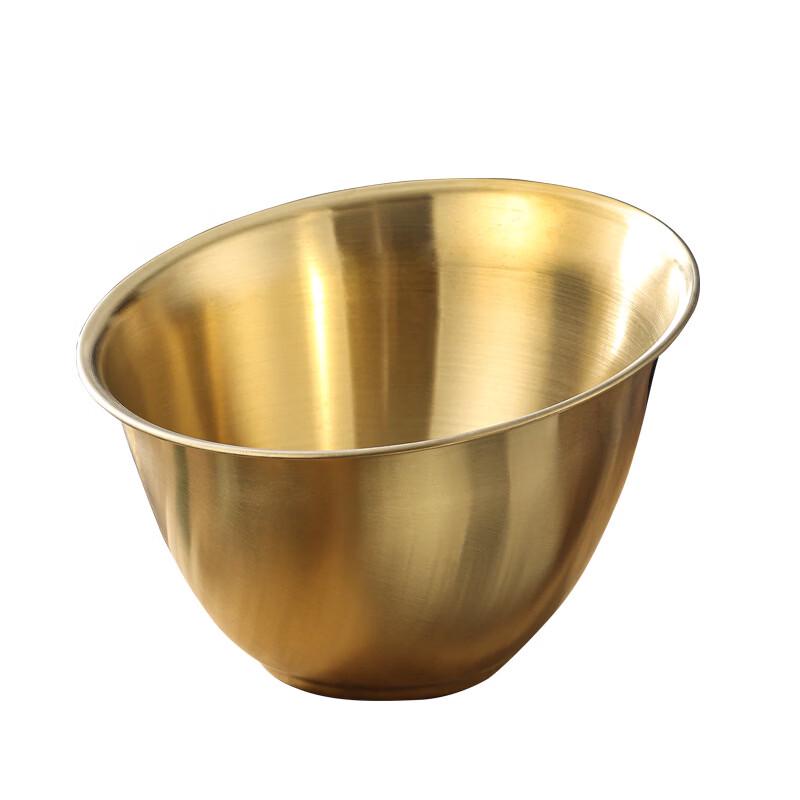 Matte Gold Cartoon Style Serving Bowl