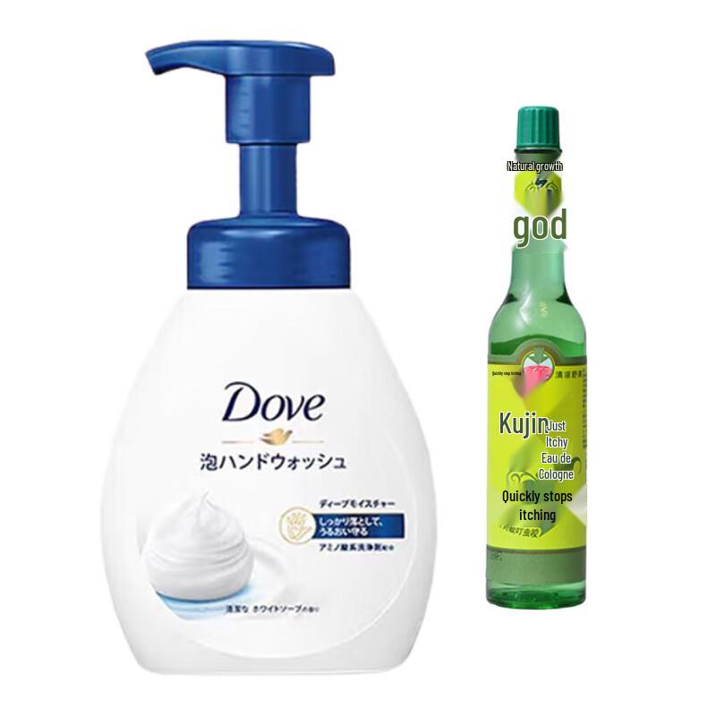 Dove Moisturizing Foam Hand Soap & Anti-itch Floral Water Bundle
