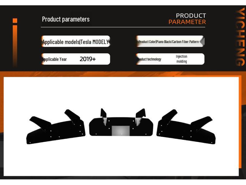 Tesla Model Y 2019+ Rear Lip Spoiler Sticker
