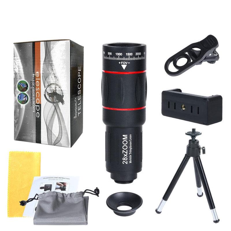 Miflame 28x Phone Telescope Monocular