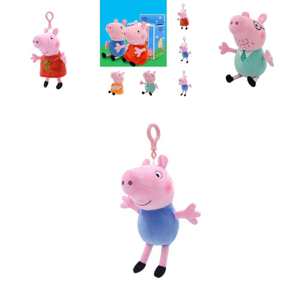 Peppa Wutz Familie Plüschtiere Mit PP-Baumwollfüllung Für Kindergeburtstagsgeschenke Und Schlafbegleiter
